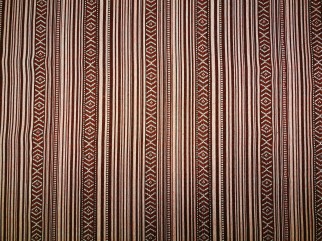 Fabric with strips for folk costume - fabrics shop Pluss Audums